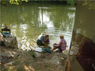 Bill baptized Jean into Christ